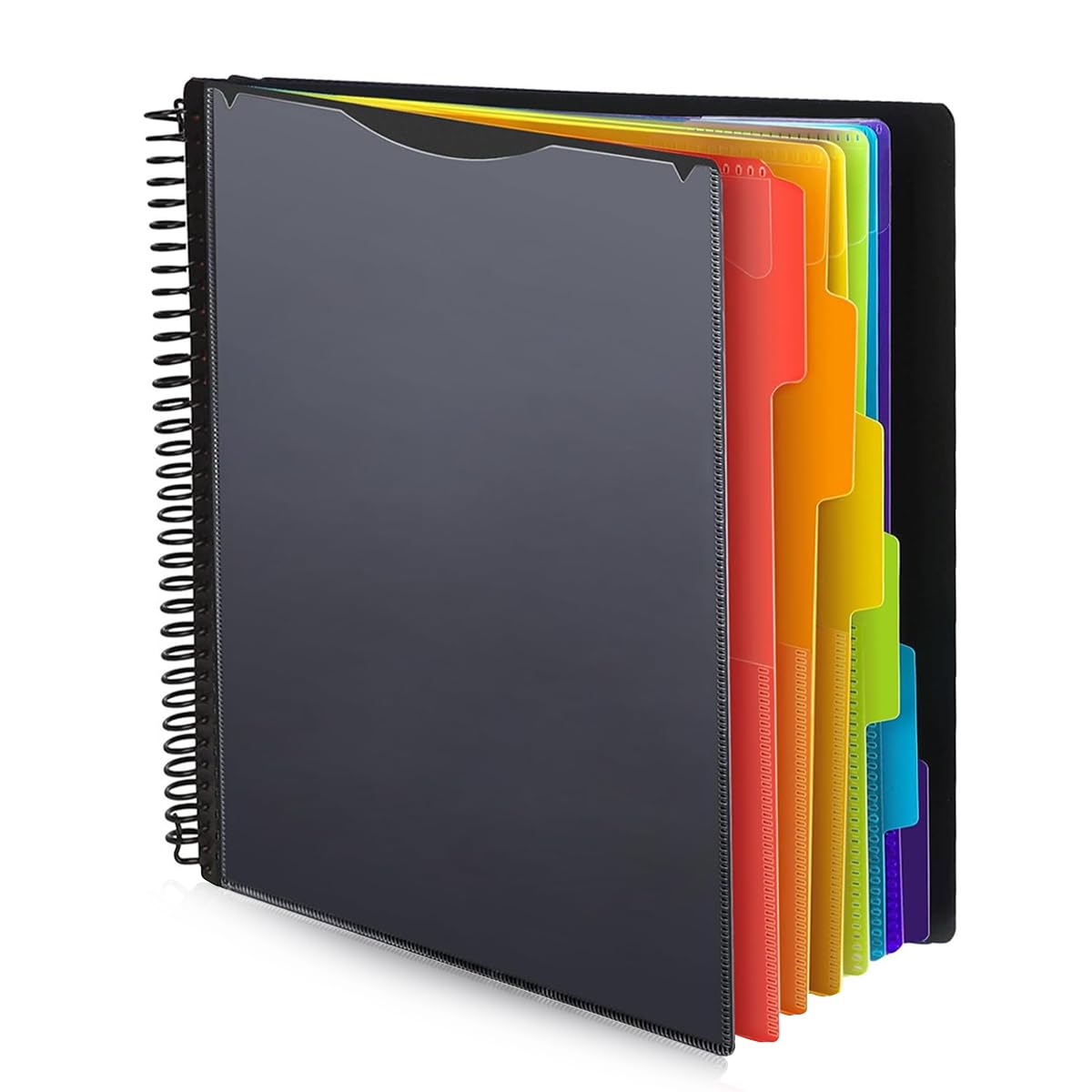 Climberty 12-Pocket File Holder Color File Binder Organizer Waterproof Plastic File Folder Reuseable File Organizer Binder Color-coded File Holder for School Office Travel File Holder Office Supplies Climberty 12-Pocket File Holder Color File Binder Organizer Waterproof Plastic File Folder Reuseable File Organizer Binder Color-coded File Holder for School Office Travel File Holder Office Supplies